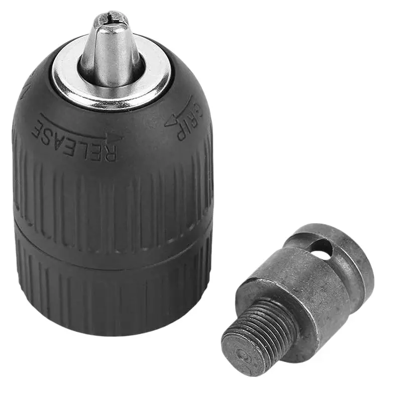 GENERIC Keyless Drill Chuck 2-13 mm 1/2-20UNF with Adapter Impact Wrench Conversion