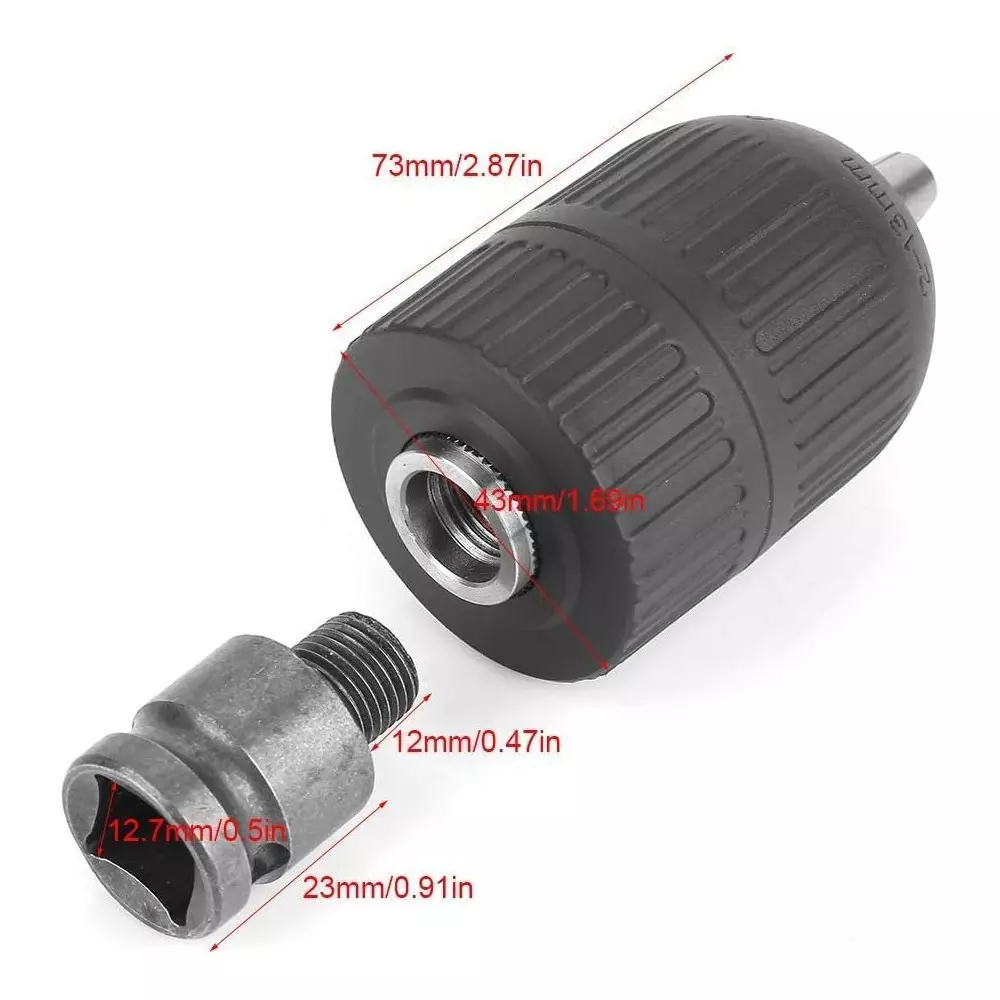 generic-keyless-drill-chuck-2-13-mm-12-20unf-with-adapter-impact-wrench-conversion