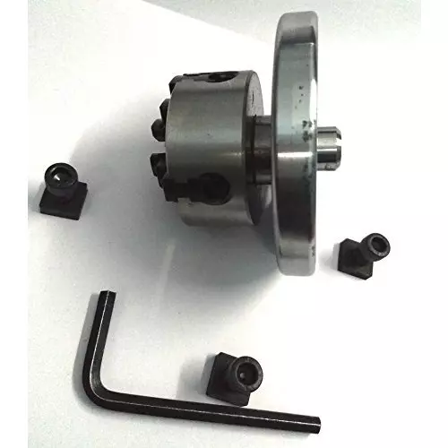 Assorts Independent Chuck Set Cast Iron & Tool Alloy Steel 50 mm Size 4 Jaws 3 & 4 Slots Table