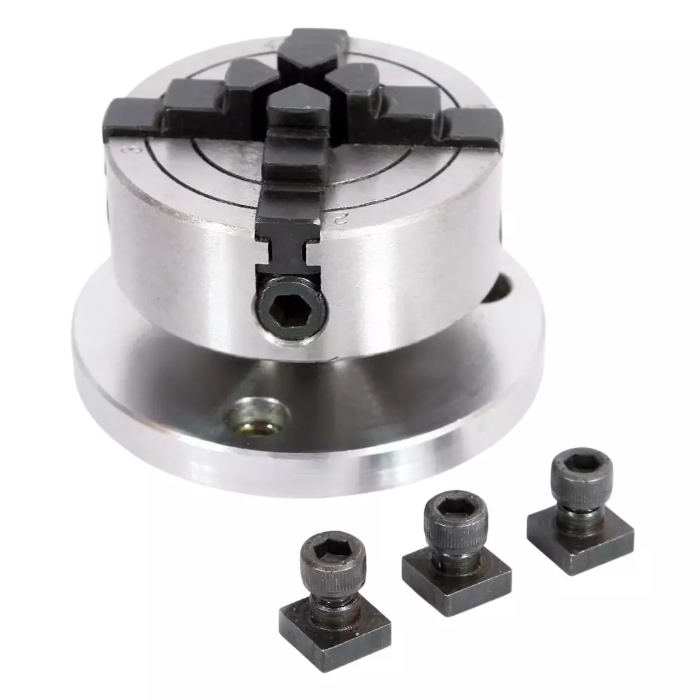 Assorts Independent Chuck Set Cast Iron & Tool Alloy Steel 70 mm Size 4 Jaws M14x1