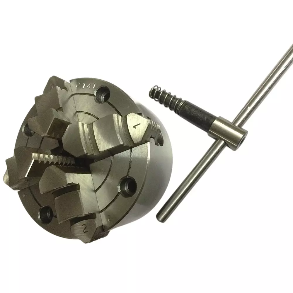 Assorts Independent Chuck Set Cast Iron & Tool Alloy Steel 50 mm Size 4 Jaws M6