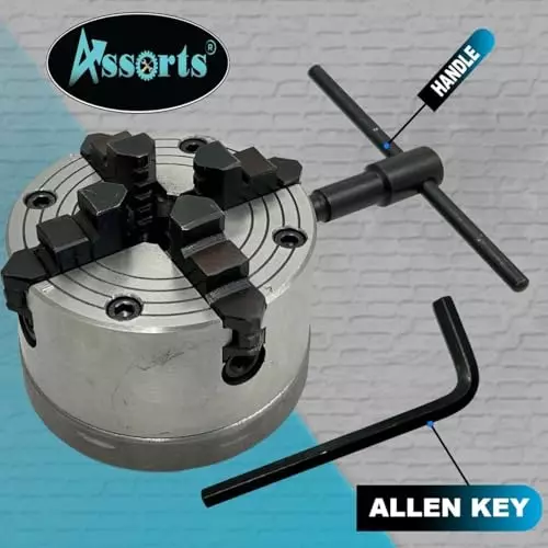 Assorts Independent Lathe Chuck Set Cast Iron 100 mm (4 Inch) for Boxford Lathe