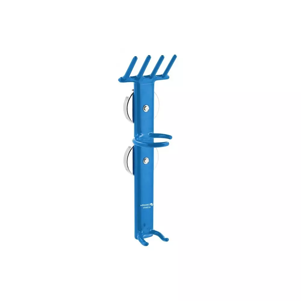 Hogert Technik Thick PVC-Coated Steel Sheet Body, 4 Hooks and 5.9 Kg Lifting Capacity, HT4R518