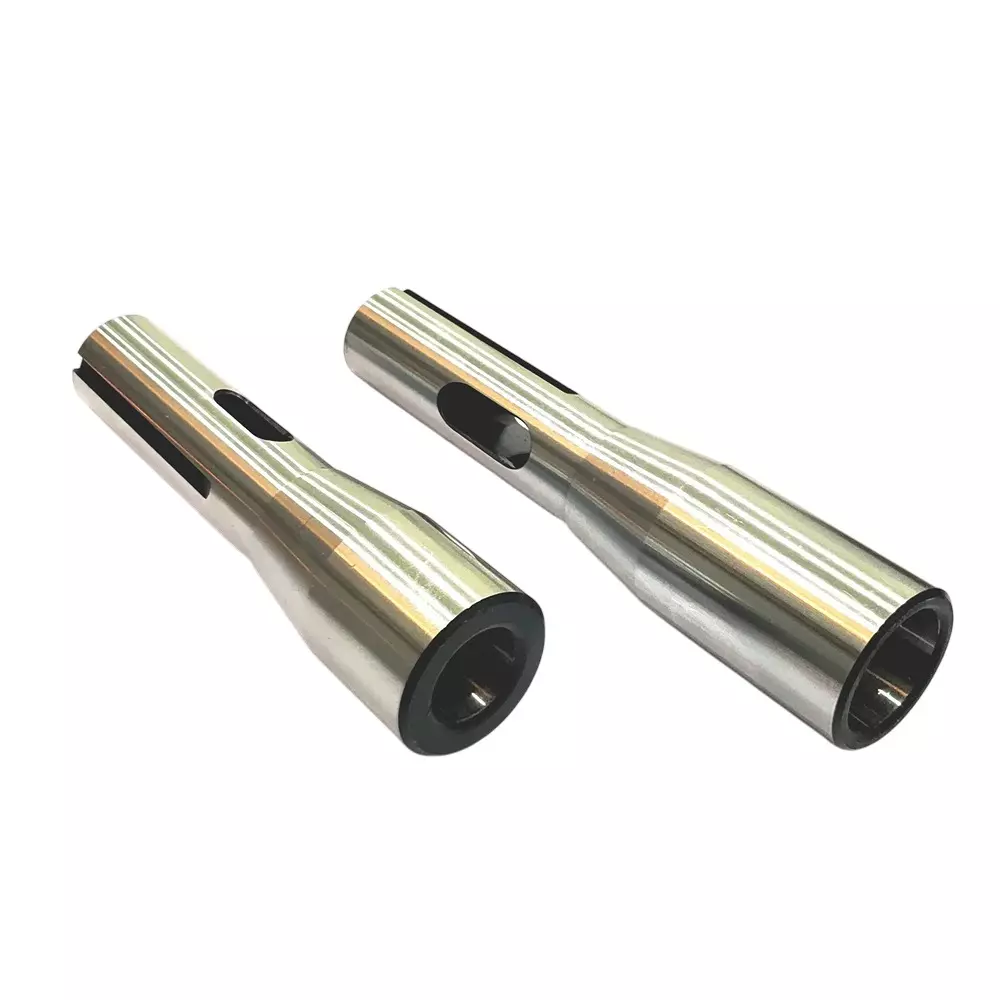 A.D INTERNATIONAL R8 to Morse Taper Drill Sleeve Reducer R8 Outside to MT2, MT3 Inside Under 5 Microns Runout Accuracy, C2-HTPU-KVR1 (Set of 2)