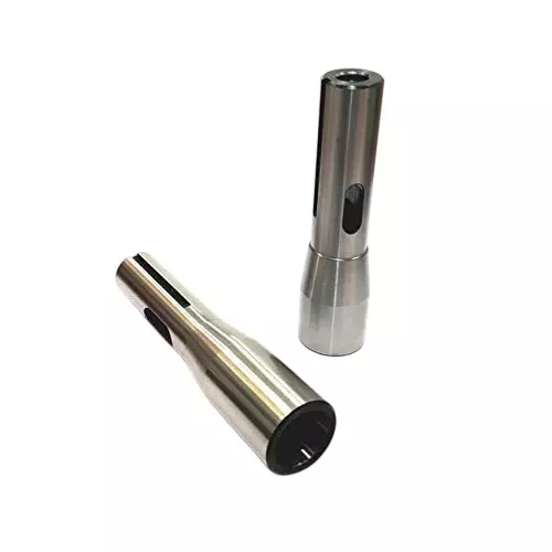 A.D INTERNATIONAL R8 to Morse Taper Drill Sleeve Reducer R8 Outside to MT2, MT3 Inside Under 5 Microns Runout Accuracy, C2-HTPU-KVR1 (Set of 2)