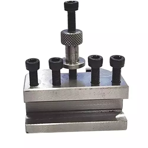 A.D INTERNATIONAL Quick Change Tool Post Holder Size T37 for Myford and Similar Lathes From 90 -115 mm Centre Height, 62-D2J7-MO3P
