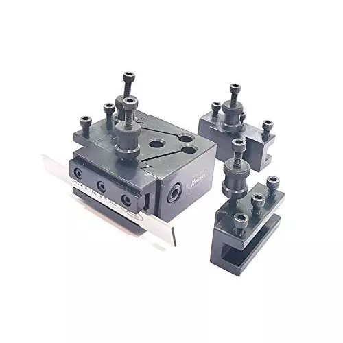 Assorts Quick Change Tool Post Block Set Tool Steel 90-115 mm Center Height for Mini Lathe Machine