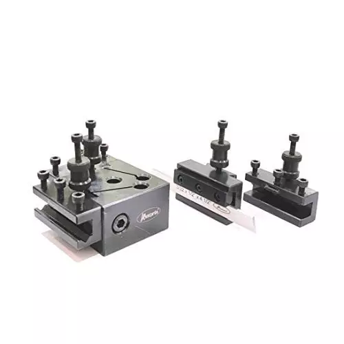 Assorts Quick Change Tool Post Block Set Tool Steel 90-115 mm Center Height for Mini Lathe Machine