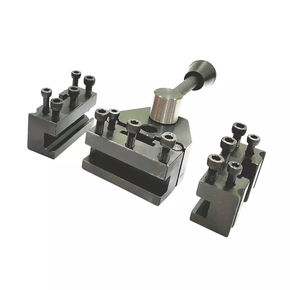 A.D INTERNATIONAL Swiss Type Quick Change Tool Post with 12.5 mm Holding Capacity for Direct Mounting On Mini Lathes, DX-DDK4-ZC5T