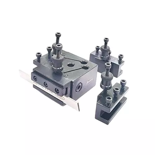 A.D INTERNATIONAL Mini Lathe Quick Change Tool Post Set for Mini & 90-115 mm Centre Height Lathes, GN-0XKR-N19F