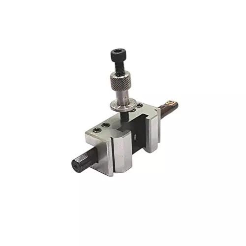 A.D INTERNATIONAL Quick Change Tool Post Boring Vee Holder Size T51 With Boring Bar and Insert Key for Boxford, Warco's Lathes, XW-EZ1Y-SSU3