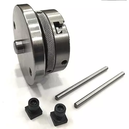 A.D INTERNATIONAL Self Centering Chuck Size 65 mm and 3 Jaw with Back Plate & T-Nuts for Milling Machine, XC-33E4-YZH6