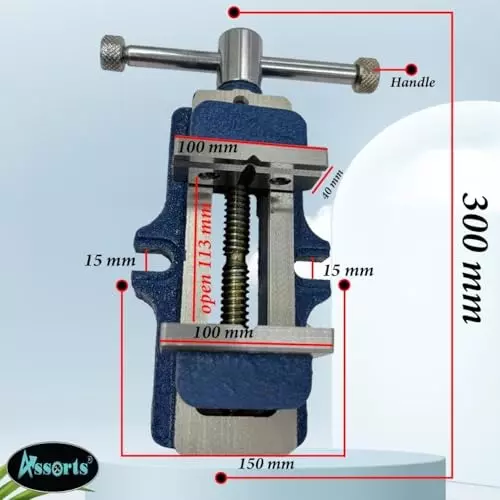 Assorts Self Centering Vice 110 mm for Drilling/Milling Machine