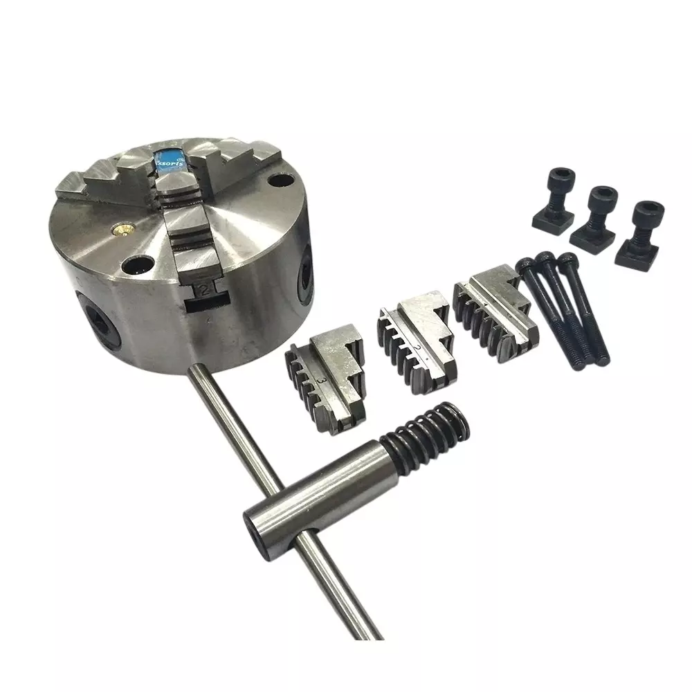 Assorts Self Centering Chuck Cast Iron and Tool Steel 100 mm Jaw Size 3 Jaws