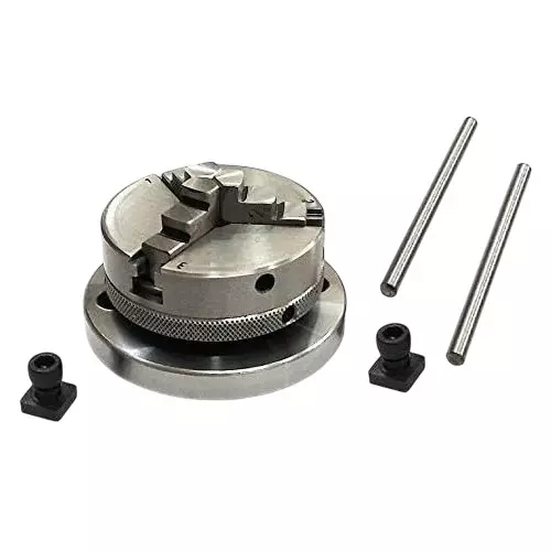 A.D INTERNATIONAL Self Centering Chuck of 65 mm Size M14 x 1 Thread for Rotary Tables and Lathe Machines