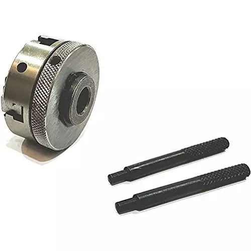 A.D INTERNATIONAL Self Centering Chuck Size 50 mm 4 Jaws M12x1 Thread for Rotary Tables & Lathe Machine Tools, 62-NIDN-WIAY