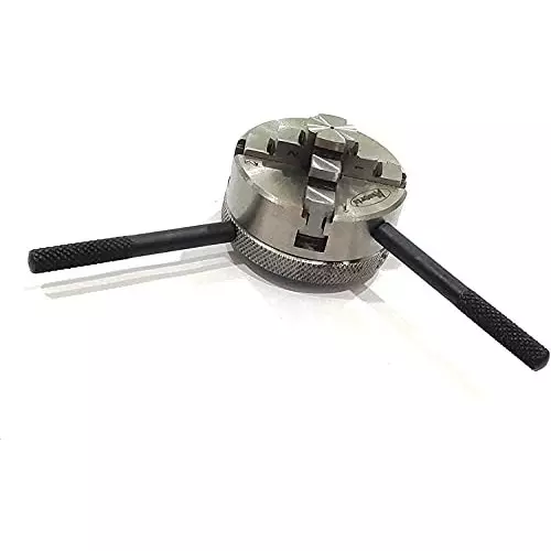 A.D INTERNATIONAL Self Centering Chuck Size 50 mm 4 Jaws M12x1 Thread for Rotary Tables & Lathe Machine Tools, 62-NIDN-WIAY
