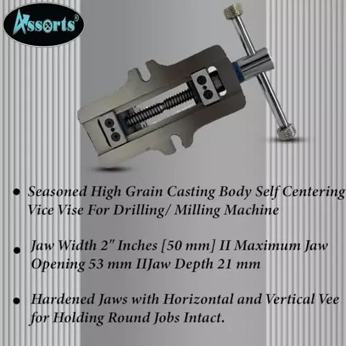 Assorts Self Centering Vice 55 mm for Drilling/Milling Machine