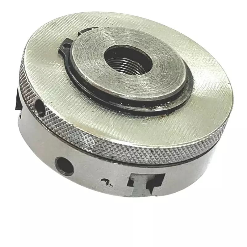 A.D INTERNATIONAL Self Centering Chuck 4 Jaws of 65 mm Size M14 x 1 Thread for Rotary Tables and Lathe Machines, KM-YM0J-741V