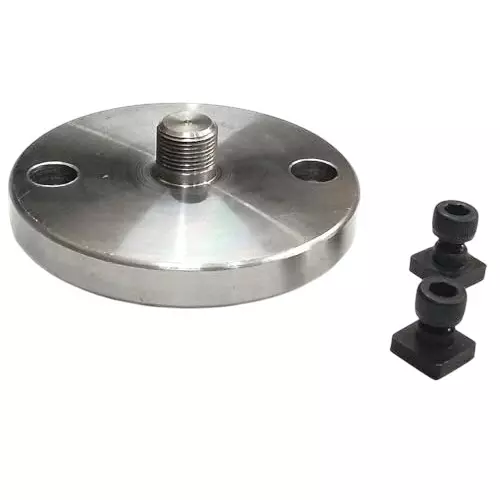 A.D INTERNATIONAL Self Centering Chuck 4 Jaws of 65 mm Size M14 x 1 Thread for Rotary Tables and Lathe Machines, KM-YM0J-741V