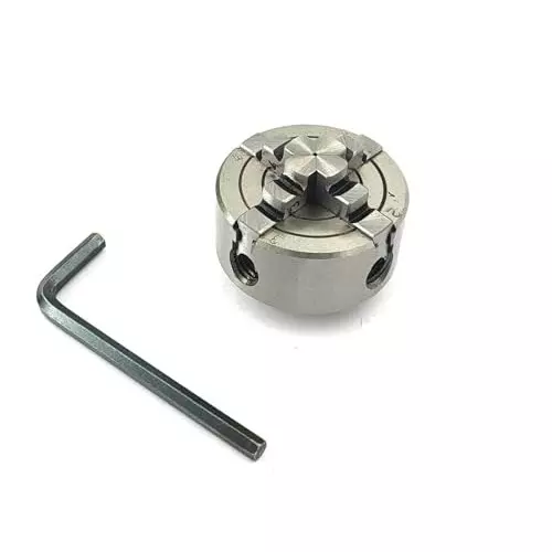 A.D INTERNATIONAL Independent Centering Chuck Size 50 mm 4 Jaw and M14 x 1 Thread for Lathe Machine, Milling Machine, BN-RLIR-NQUE