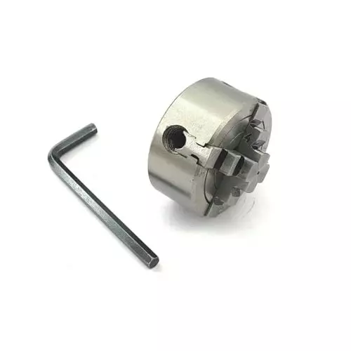 A.D INTERNATIONAL Independent Centering Chuck Size 50 mm 4 Jaw and M14 x 1 Thread for Lathe Machine, Milling Machine, BN-RLIR-NQUE