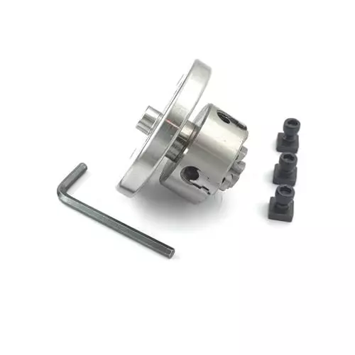 A.D INTERNATIONAL Independent Centering Chuck Size 50 mm 4 Jaw and M14 x 1 Thread for Lathe Machine, Milling Machine, BN-RLIR-NQUE