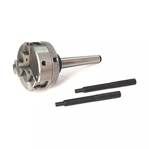 Assorts Small Chuck Cast Iron Body & Tool Steel 12 mm Self Centering Chuck MT1 & MT2 Arbor 50 mm 3 Jaw M12x1