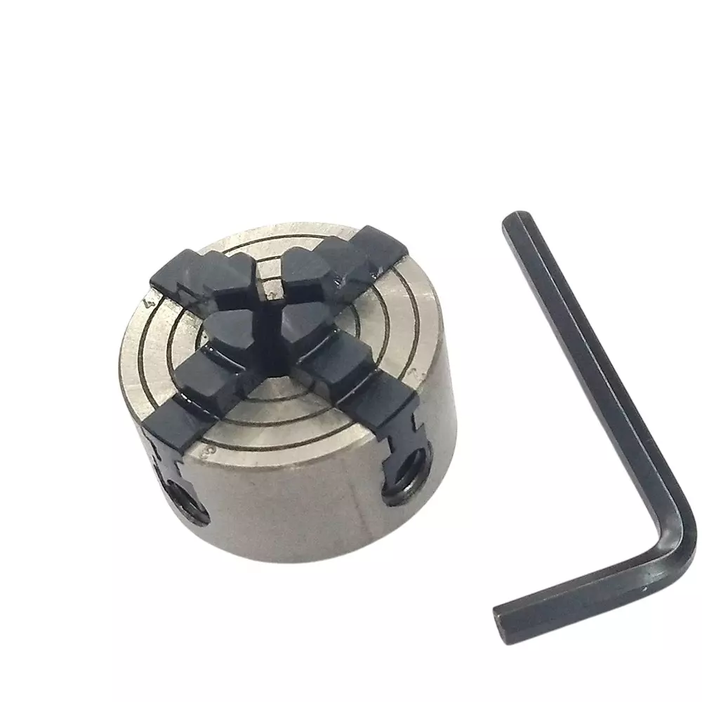 Assorts Independent Centering Chuck with Key Tool Steel 50 mm 4 Jaws