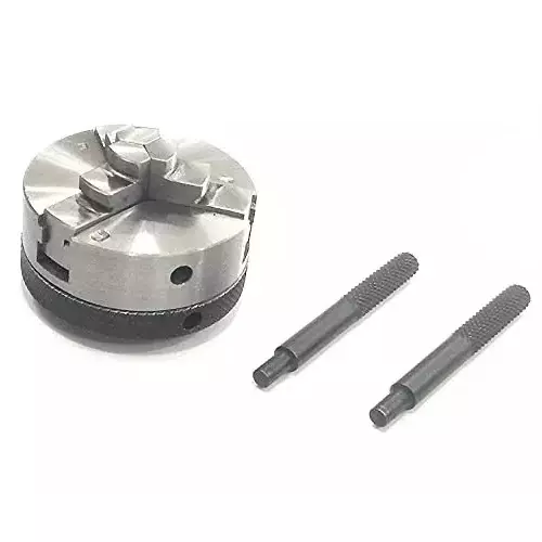Buyohlic International Self Centering Chuck Size 50 mm 3 Jaws M12x1 Thread for Rotary Tables & Lathe Machine Tools, 39-E4FM-TMO0