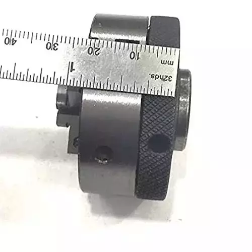 Buyohlic International Self Centering Chuck Size 50 mm 3 Jaws M12x1 Thread for Rotary Tables & Lathe Machine Tools, 39-E4FM-TMO0