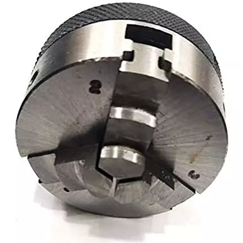 A.D INTERNATIONAL Self Centering Chuck Size 100 mm 3 Jaws 72 mm Recess for Rotary Tables & Lathe Machine Tools, HE-JU75-DIOQ