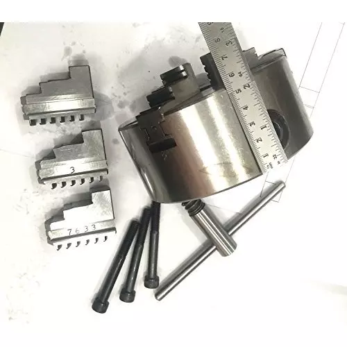 Assorts Self Centering Chuck Tool Steel,Alloy Steel & Iron MT2 Spigot Arbor 125 mm 3 Jaw