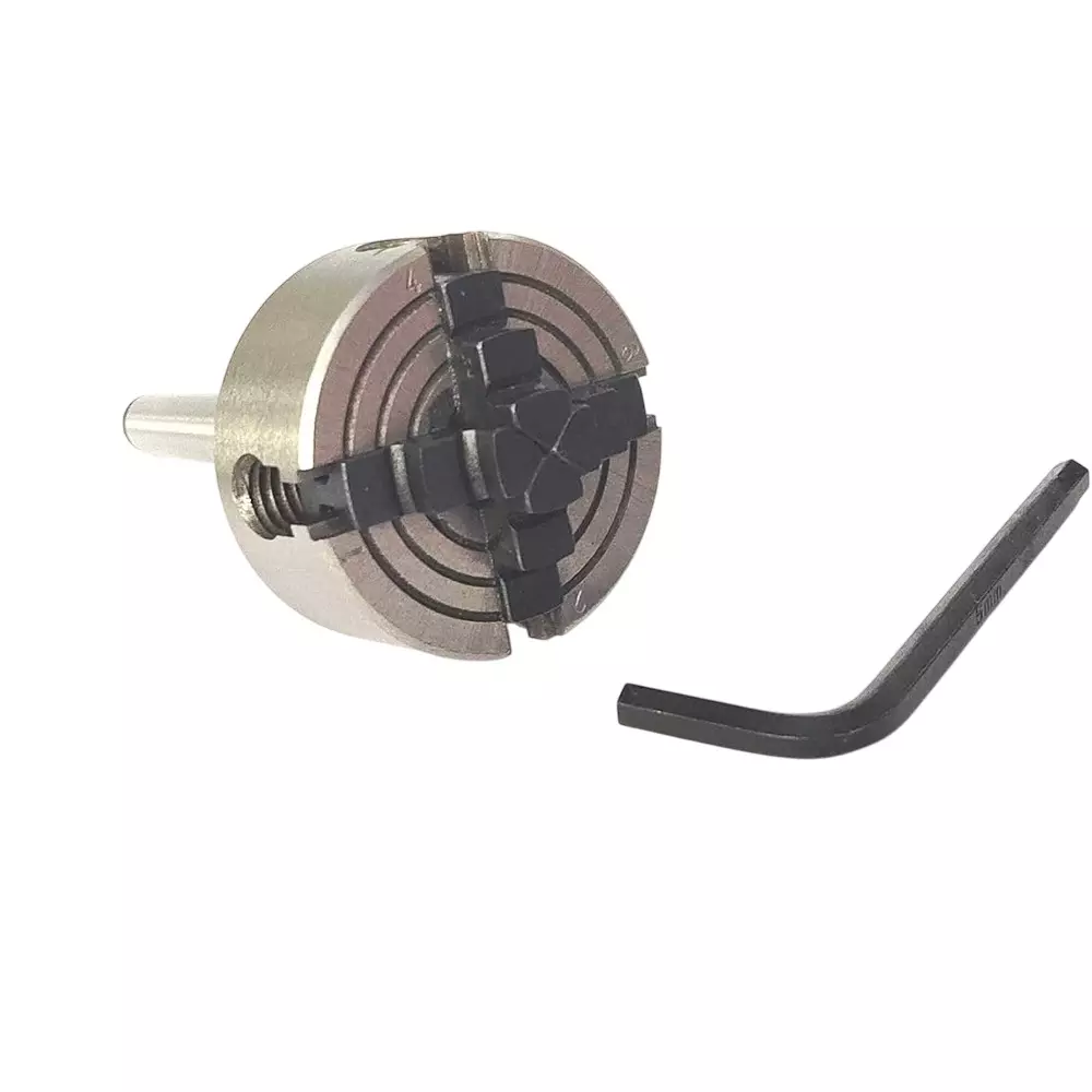Assorts Small Chuck Cast Iron Body & Tool Steel 12 mm Independent Chuck MT1 & MT2 Arbor 50 mm 4 Jaw M12x1