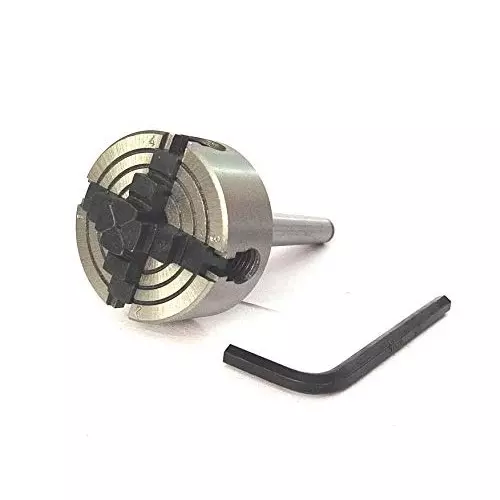 Assorts Small Chuck Cast Iron Body & Tool Steel 12 mm Independent Chuck MT1 & MT2 Arbor 50 mm 4 Jaw M12x1