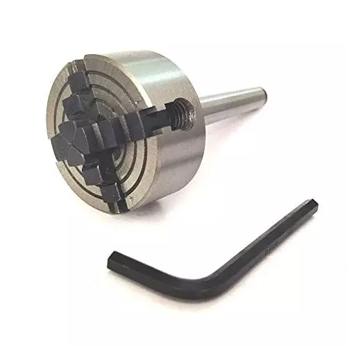 Assorts Small Chuck Cast Iron Body & Tool Steel 12 mm Independent Chuck MT1 & MT2 Arbor 50 mm 4 Jaw M12x1