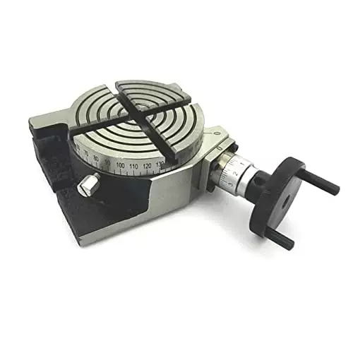 Assorts Self Centering Chuck with Back Plate 80 mm Jaw Size 3 Jaws 100 mm Rotary Table