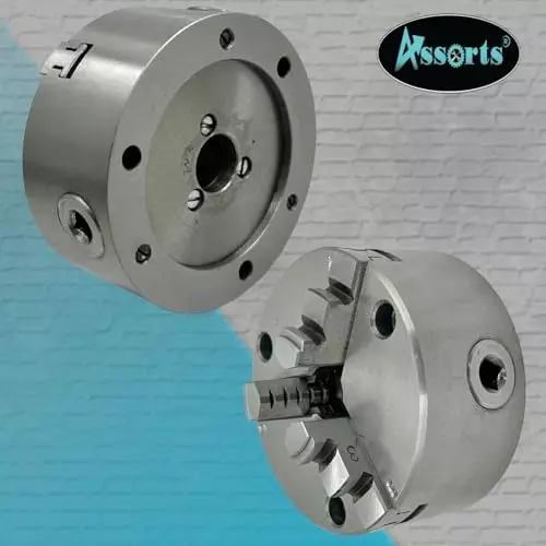 Assorts Self-Centering Lathe Chuck with Back Plate 100 mm Size 3 Jaws 1-1/2 Inch x 8 TPI for Boxford Lathe