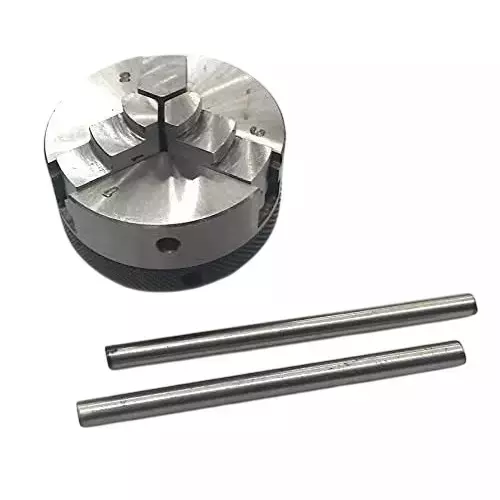 Buyohlic International Self Centering Chuck Size 125 mm 3 Jaws 95 mm Recess for Rotary Tables & Lathe Machine Tools, KO-C8T8-0TZ4