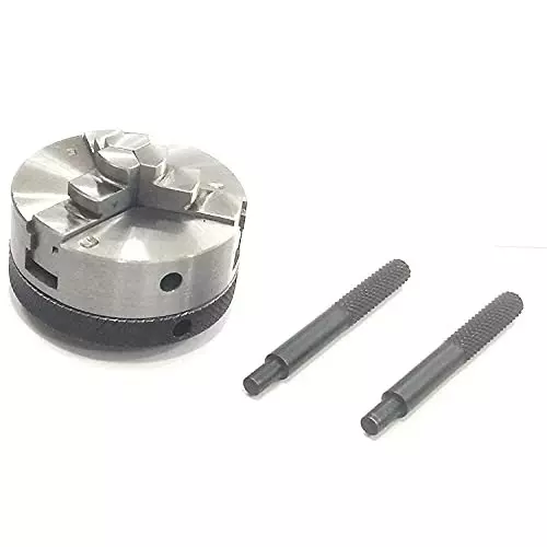 A.D INTERNATIONAL Self Centering Chuck Size 100 mm 4 Jaws 72 mm Recess for Rotary Tables & Lathe Machine Tools, BB-0LKY-9RRD