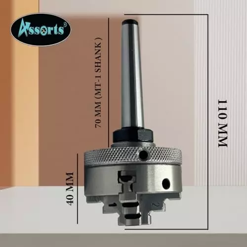 Assorts Small Chuck Cast Iron Body & Tool Steel 12 mm Self Centering Chuck MT1 & MT2 Arbor 50 mm 4 Jaw M12x1