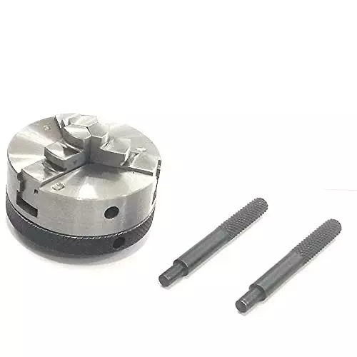 A.D INTERNATIONAL Independent Chuck Size 70 mm 4 Jaws M14x1 Thread for Rotary Tables & Lathe Machine Tools, T1-MSW8-6G3L
