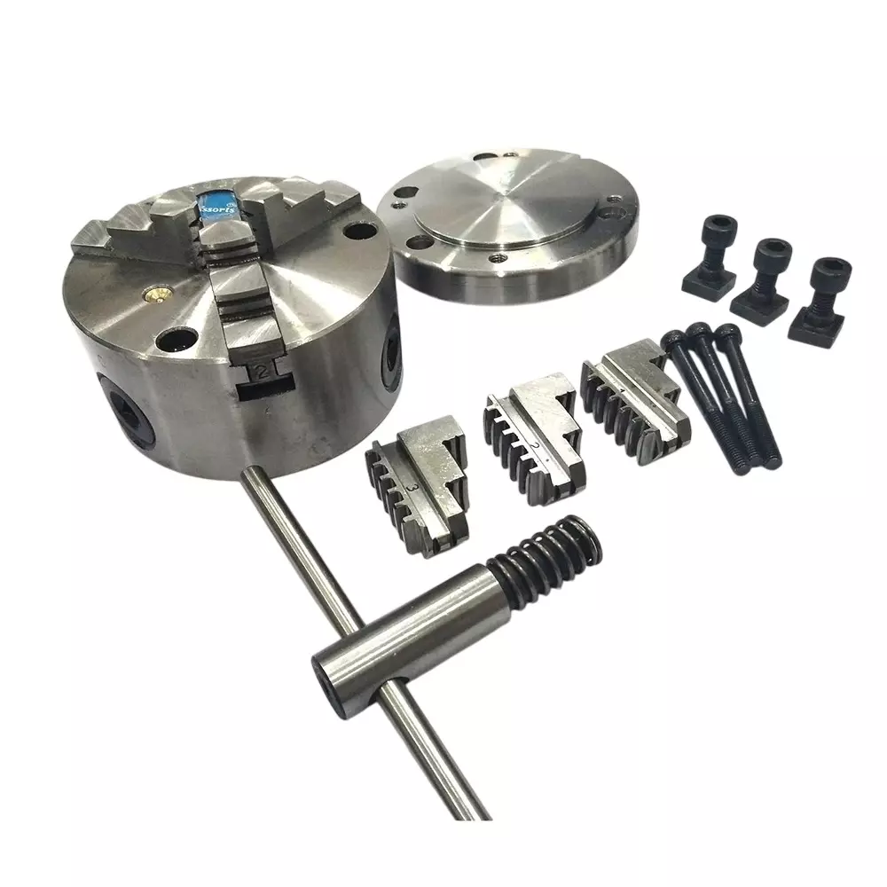 Assorts Self Centering Chuck Tool Steel,Alloy Steel & Iron MT2 Spigot Arbor 100 mm 3 Jaw