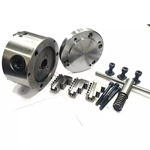 Assorts Self Centering Chuck Tool Steel,Alloy Steel & Iron MT2 Spigot Arbor 100 mm 3 Jaw