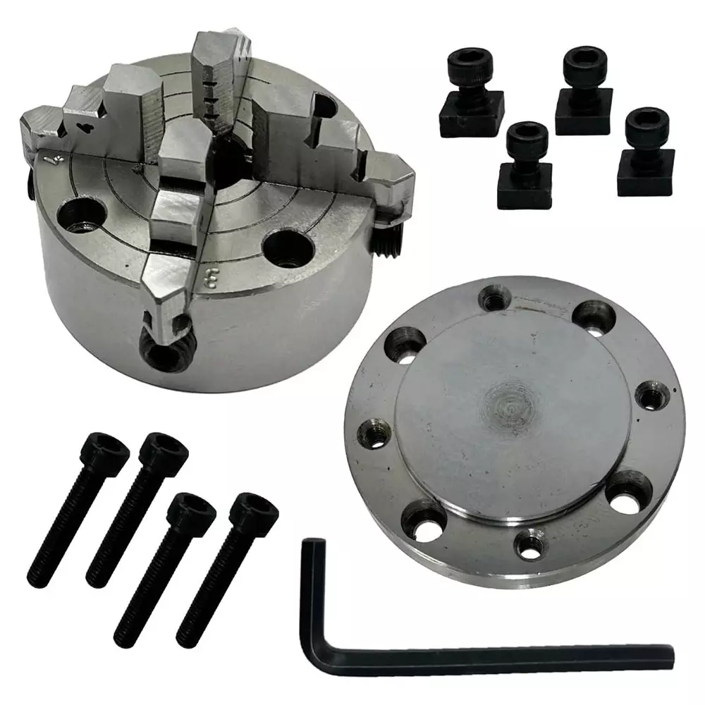 Assorts Independent Dog Chuck Alloy Steel 80 mm 4 Jaw for Drilling Machine