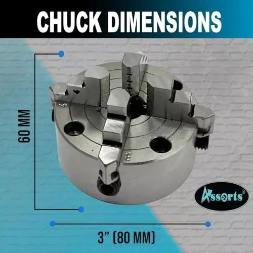 Assorts Independent Dog Chuck Alloy Steel 80 mm 4 Jaw for Drilling Machine