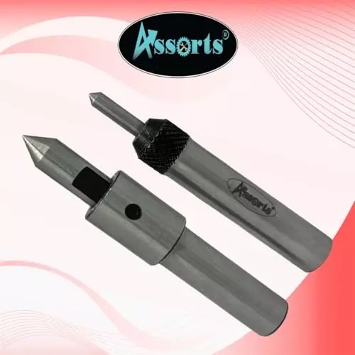 Assorts Spring Center Tap Guide Tool to Align Tap Alloy Steel 12.7 mm 50-55 HRC for Threading (Pack of 2)