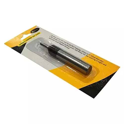 Buyohlic International Tap Guide Cut Type Tool Knurled Body 1/2 inch (12.7 mm) Straight Shank for Aligning Tap For Threading in Lathe Mill Jig Bore, YU-HYH1-UVFF