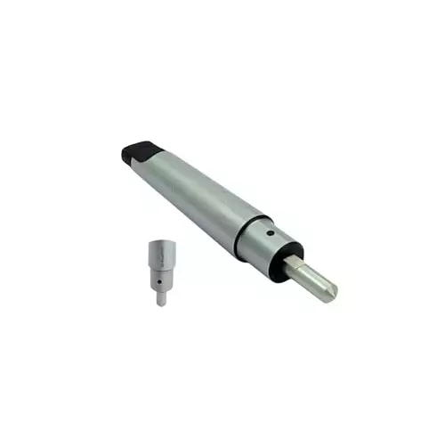 A.D INTERNATIONAL Spring Centre Tap Guide Tool with MT3 Shank Teng Style and 145 mm OAL for Aligning Tap For Threading, 60-TG-105