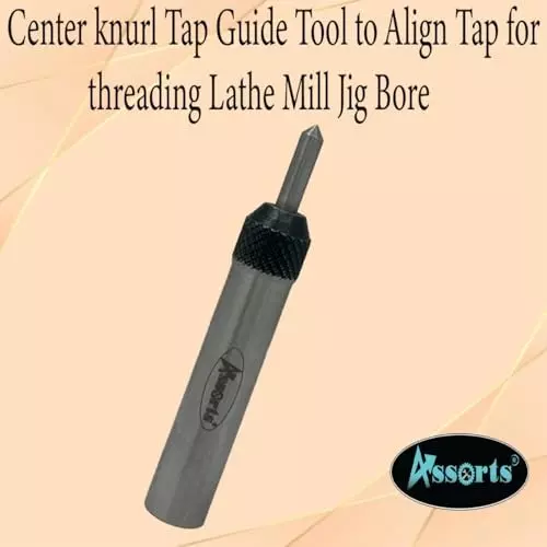 Assorts Spring Center Knurl Tap Guide Tool to Align Tap Alloy Steel 12.7 mm 50-55 HRC for Threading